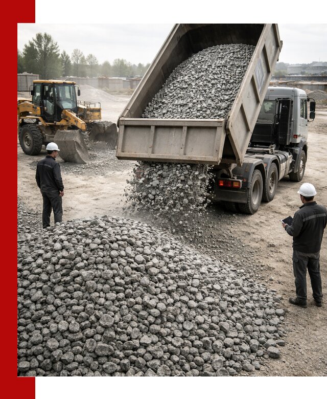 Доставка гранитного щебня фракции 20-40 в Нижнем Тагиле