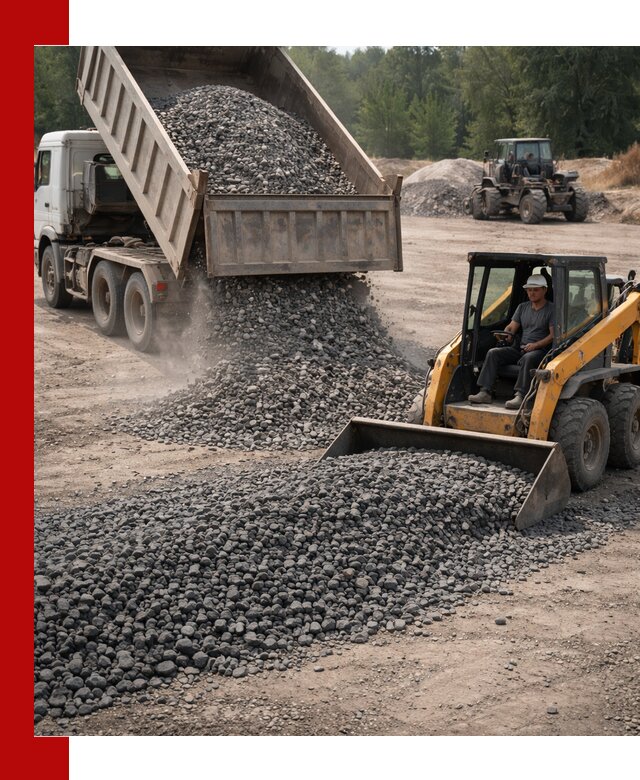 Гранитный щебень фракция 40-70 с доставкой в Нижнем Тагиле
