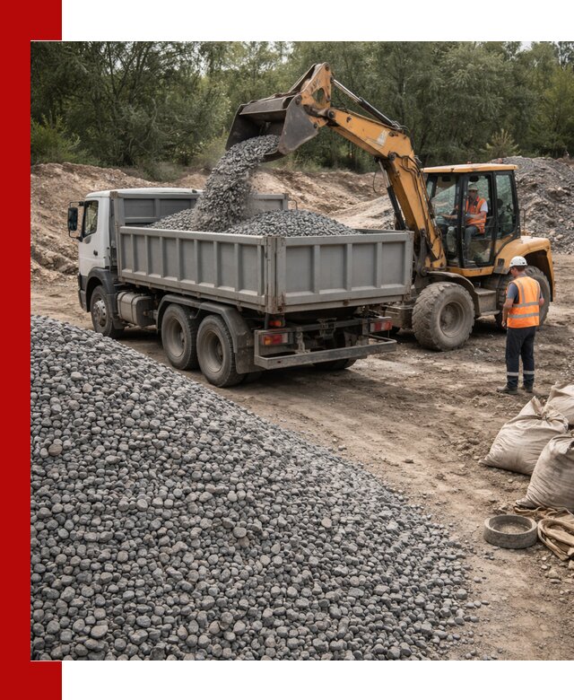 Доставка гравийного щебня в Нижнем Тагиле оптом и в розницу