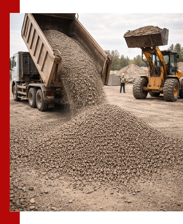 Гравийный щебень фракция 3–10 с доставкой в Нижнем Тагиле