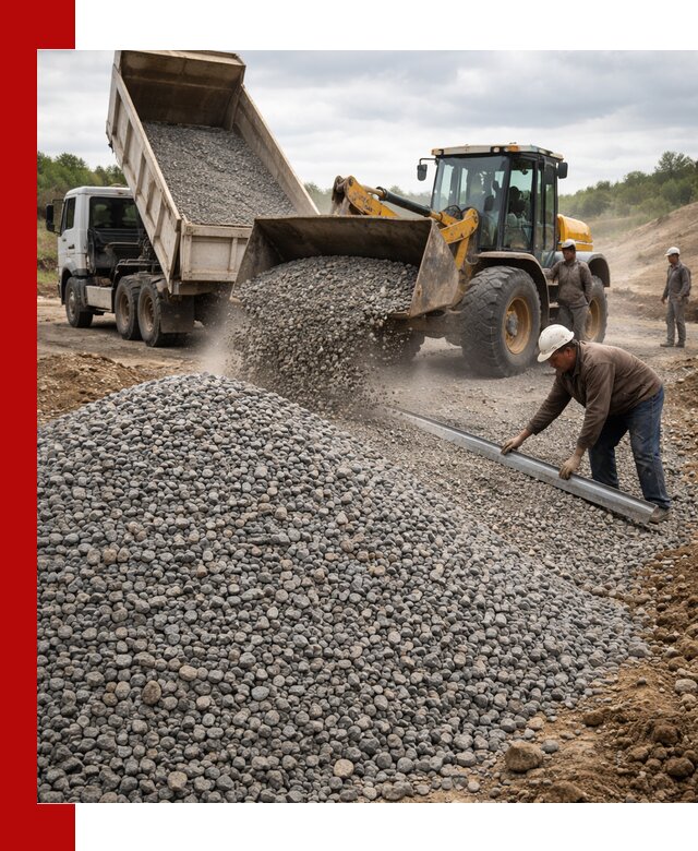 Гравийный щебень фракция 5-20 с доставкой в Нижнем Тагиле