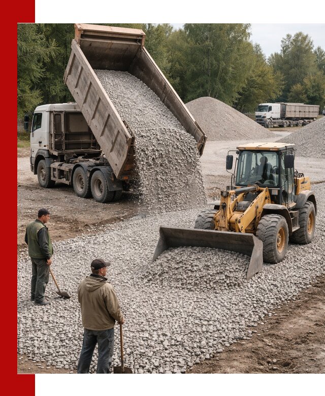 Купить гравийный щебень фракция 20-40 в Нижнем Тагиле с доставкой