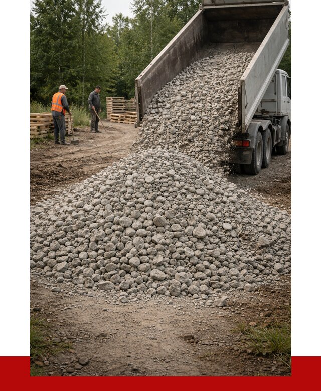 гравийный щебень фракция 70-120 в Нижнем Тагиле от 2550 р. ПРОНЕРУДНжн