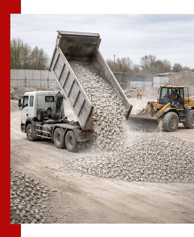 Доставка и продажа известнякового щебня в Нижнем Тагиле
