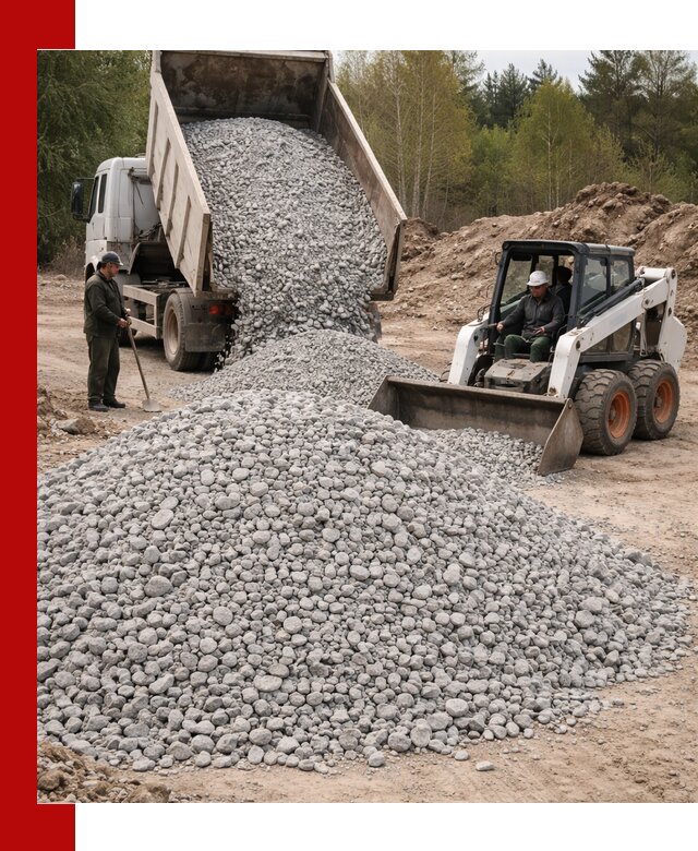 Доставка доломитового щебня в Нижнем Тагиле напрямую от карьера