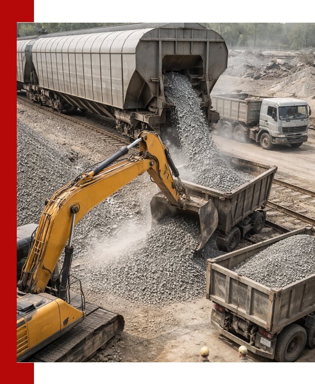 Доставка железнодорожного щебня в Нижнем Тагиле крупными партиями быстрого отгруза