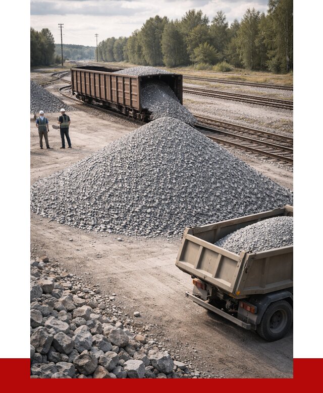 Железнодорожный щебень 20-60 в Нижнем Тагиле от 1770 р. | ПРОНЕРУДНжн