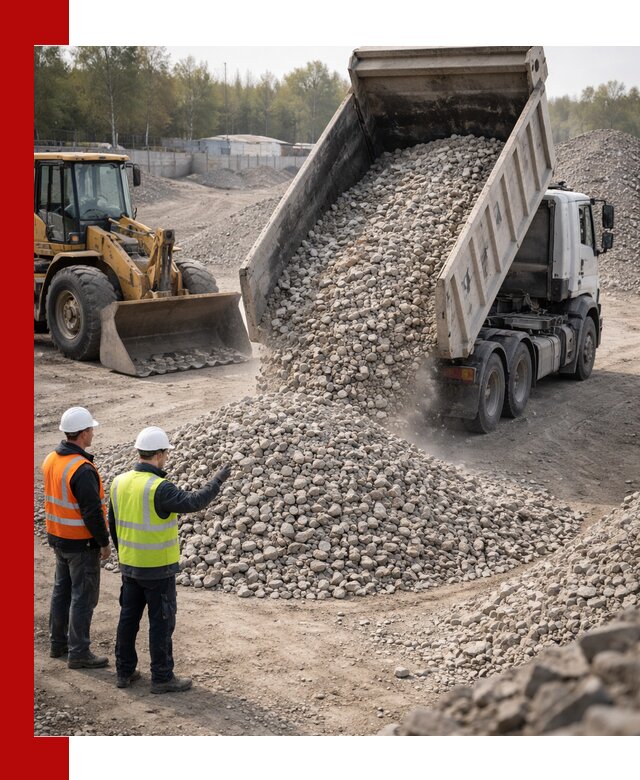 Вторичный щебень фракция 40–70 доставка в Нижнем Тагиле