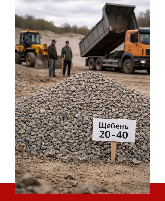 Бетонный щебень фракция 20-40 в Нижнем Тагиле от 2550 р. | ПРОНЕРУДНжн