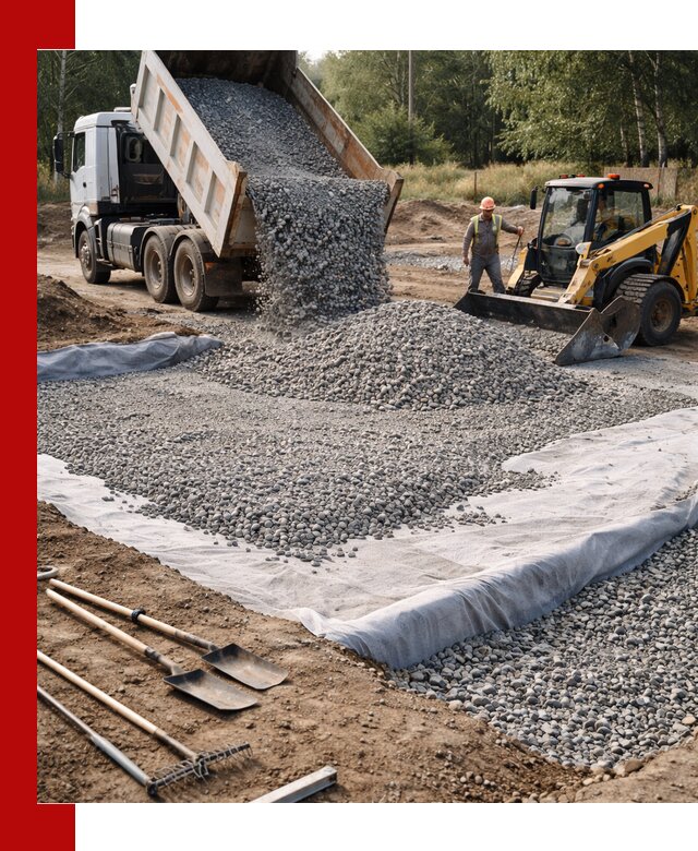 Щебень для фундамента с доставкой в Нижнем Тагиле