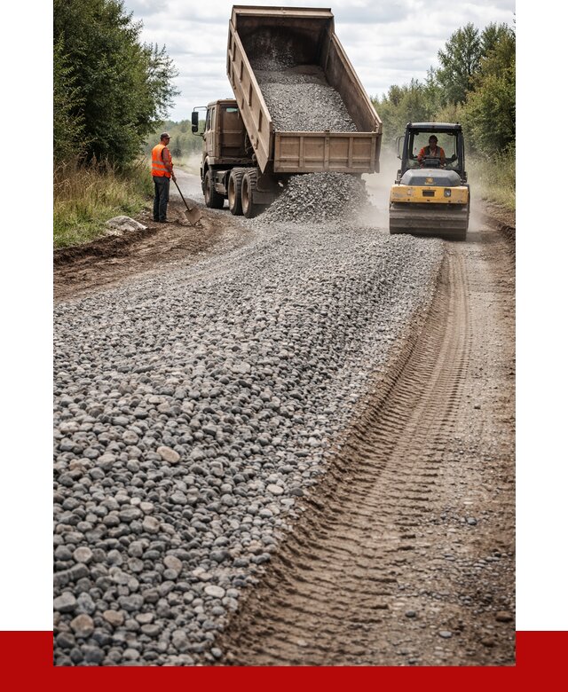 Щебень для отсыпки дороги в Нижнем Тагиле от 2810 р. ПРОНЕРУДНжн