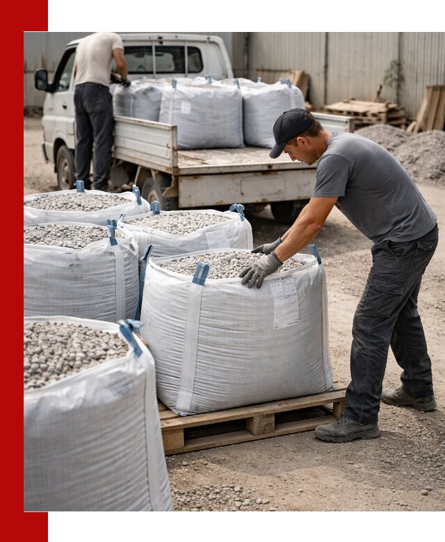 Доставка щебня в мешках по выгодным ценам в Нижнем Тагиле