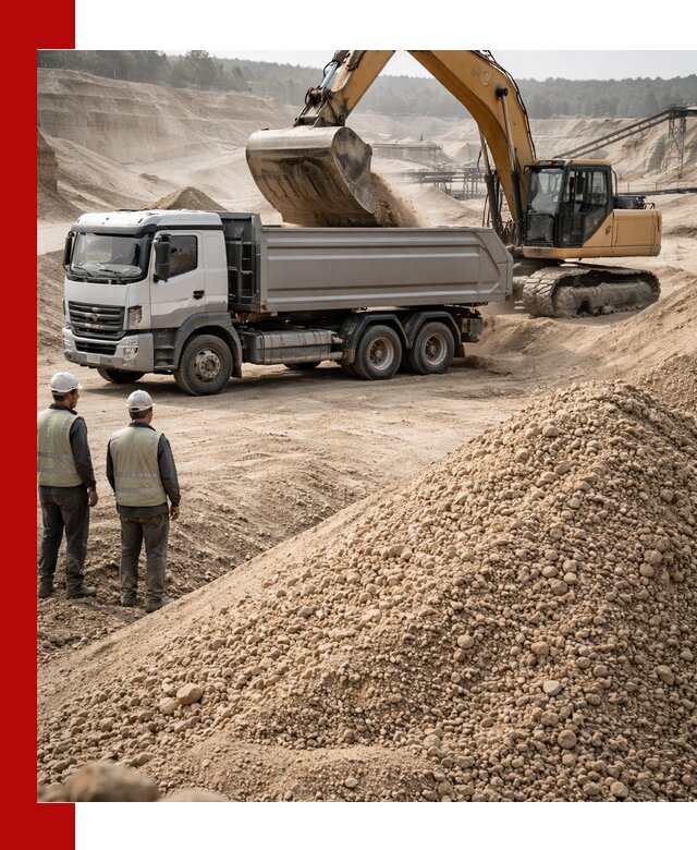 Карьерный крупнозернистый песок с доставкой в Нижнем Тагиле