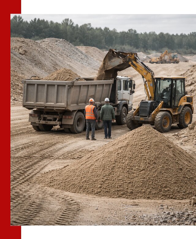 Карьерный среднезернистый песок с доставкой в Нижнем Тагиле