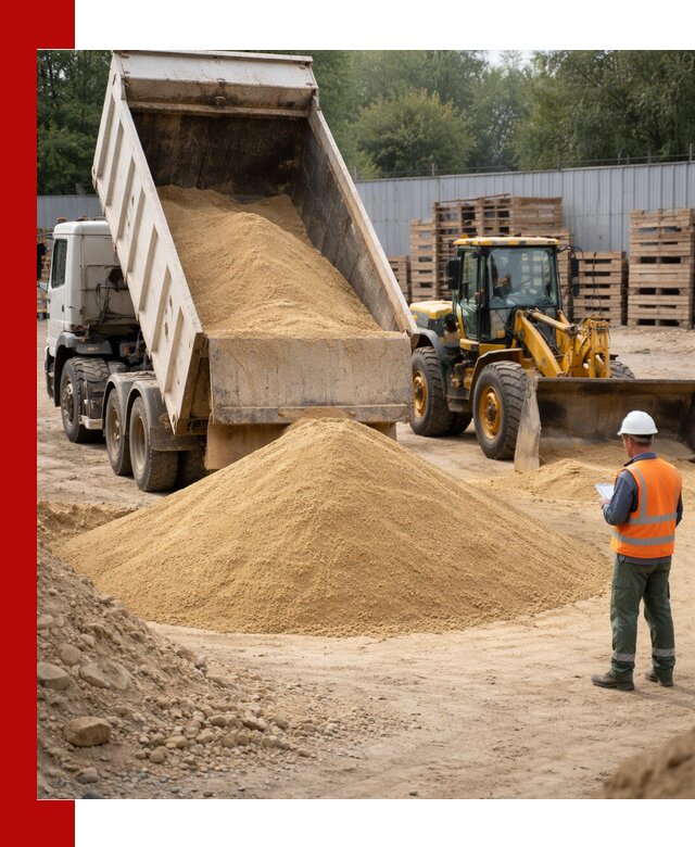 Доставка карьерного мелкозернистого песка в Нижнем Тагиле