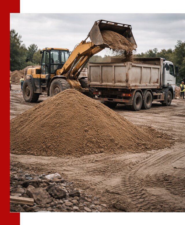 Доставка речного песка навалом в Нижнем Тагиле быстро и выгодно