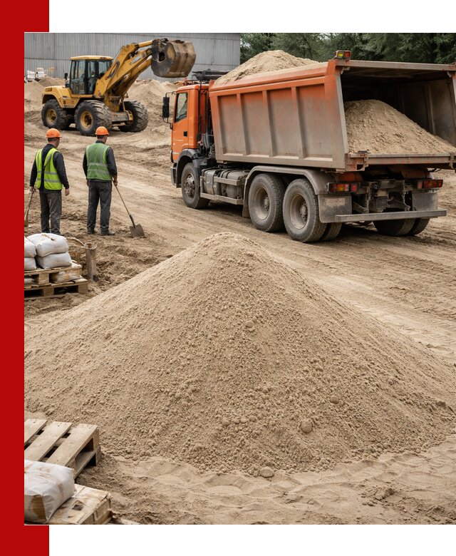 Доставка и продажа мытого речного песка в Нижнем Тагиле