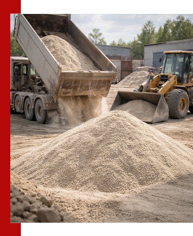 Кварцевый песок с доставкой в Нижнем Тагиле для строительных работ