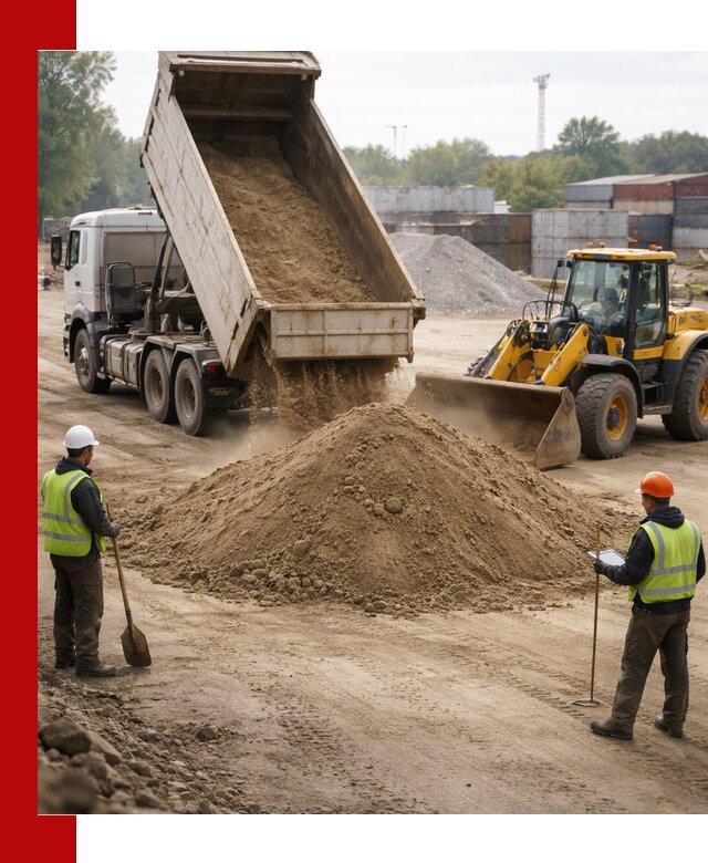 Доставка и продажа пескогрунта оптом и в розницу в Нижнем Тагиле