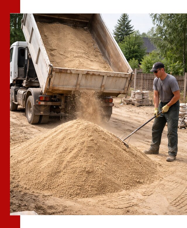 Доставка сухого песка самосвалами в Нижнем Тагиле
