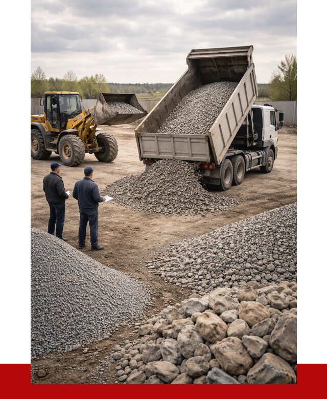 Гравий и камень с доставкой в Нижнем Тагиле от 4372 р. - ПРОНЕРУДНжн