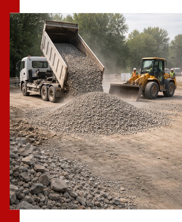Гравий фракция 5–20 доставка в Нижнем Тагиле оптом и в розницу