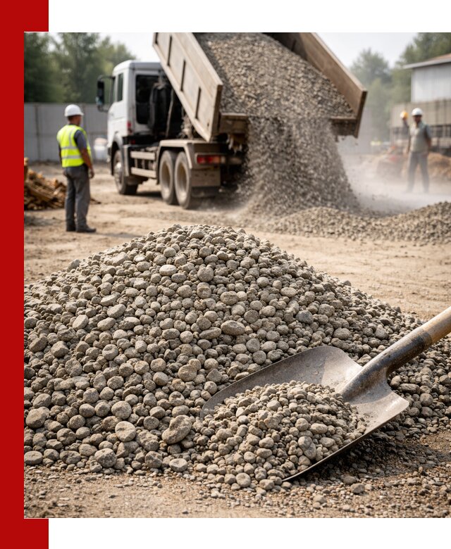 Доставка гравия фракции 20-40 в Нижнем Тагиле с самосвалами