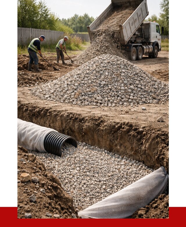 Гравий для дренажа в Нижнем Тагиле от 2290 р., доставка ПРОНЕРУДНжн