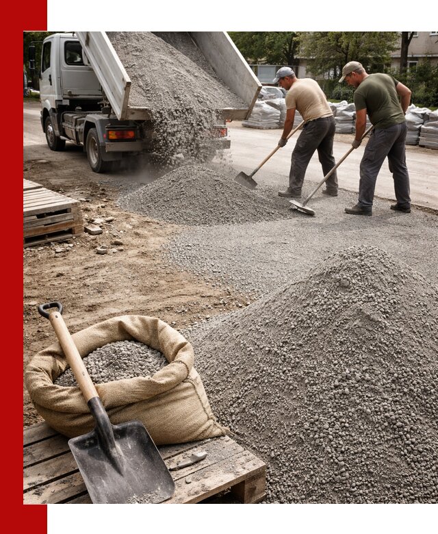 Отсев для тротуарной плитки в Нижнем Тагиле — доставка и укладка