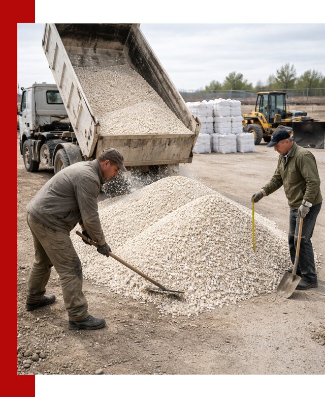 Мраморная крошка с доставкой и разгрузкой в Нижнем Тагиле