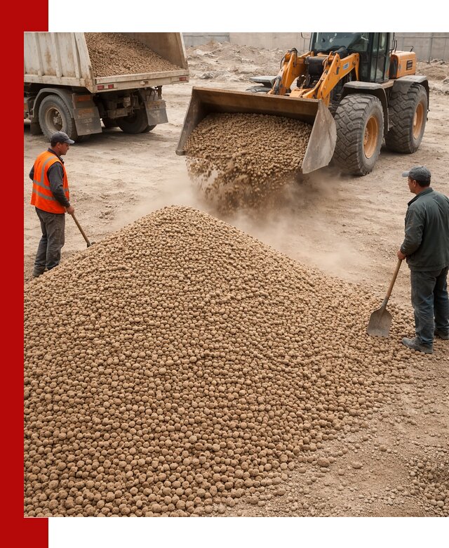 Керамзит фракция 10-20 с доставкой в Нижнем Тагиле