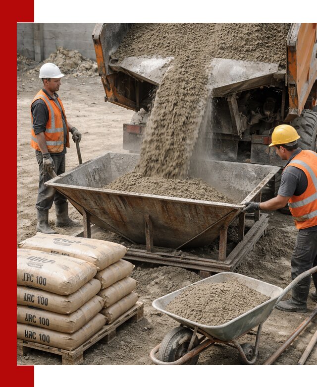 Доставка цементно-песчаной смеси М100 в Нижнем Тагиле