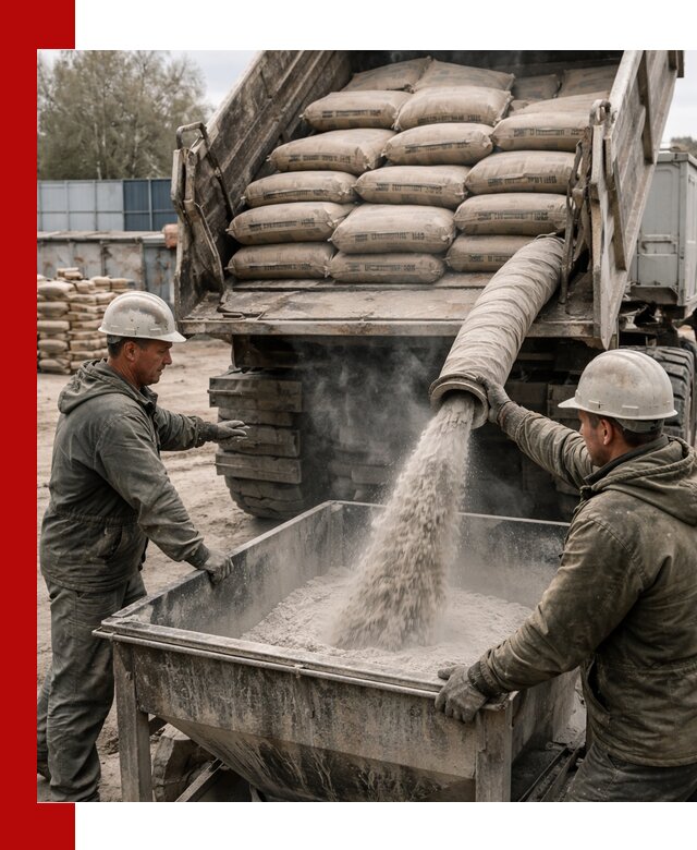 Доставка цемента М400 в Нижнем Тагиле оптом и в розницу