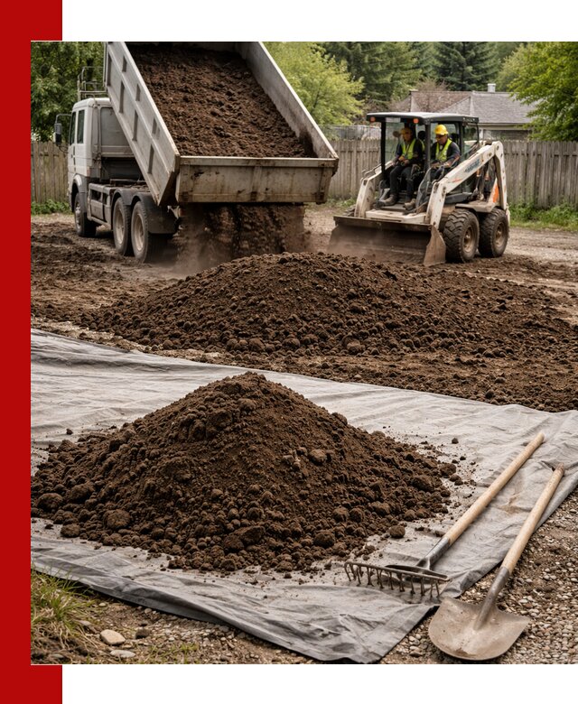 Грунт для отсыпки участка с доставкой в Нижнем Тагиле