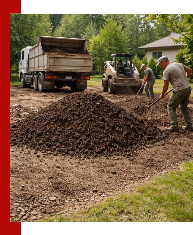 Доставка и укладка грунта для газона в Нижнем Тагиле