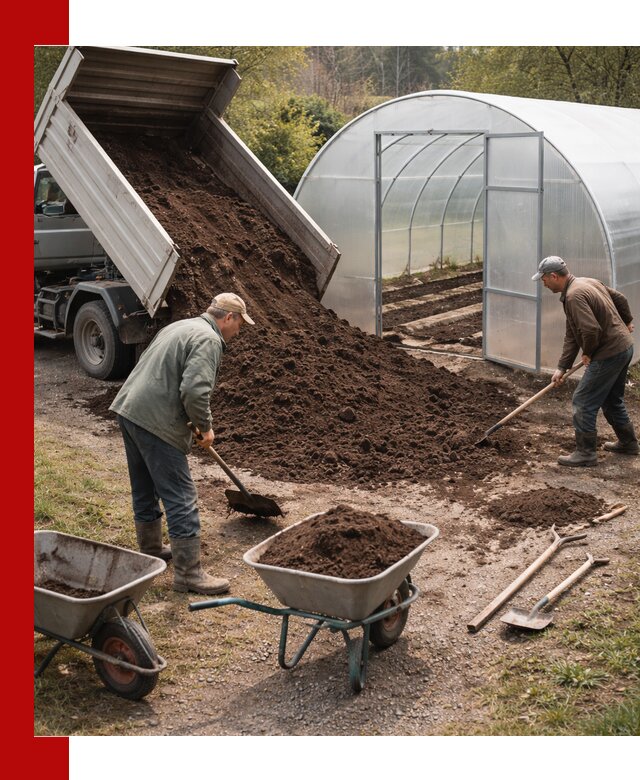 Грунт для теплицы с доставкой в Нижнем Тагиле — плодородный субстрат под растения