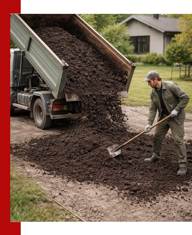 Чернозем для газона с доставкой в Нижнем Тагиле быстро и качественно