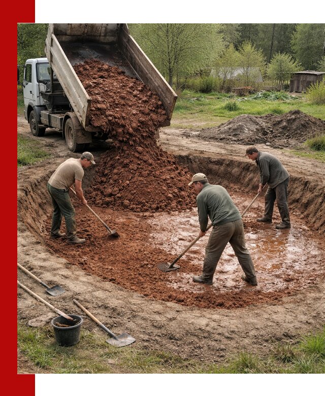 Купить качественную глину для пруда в Нижнем Тагиле