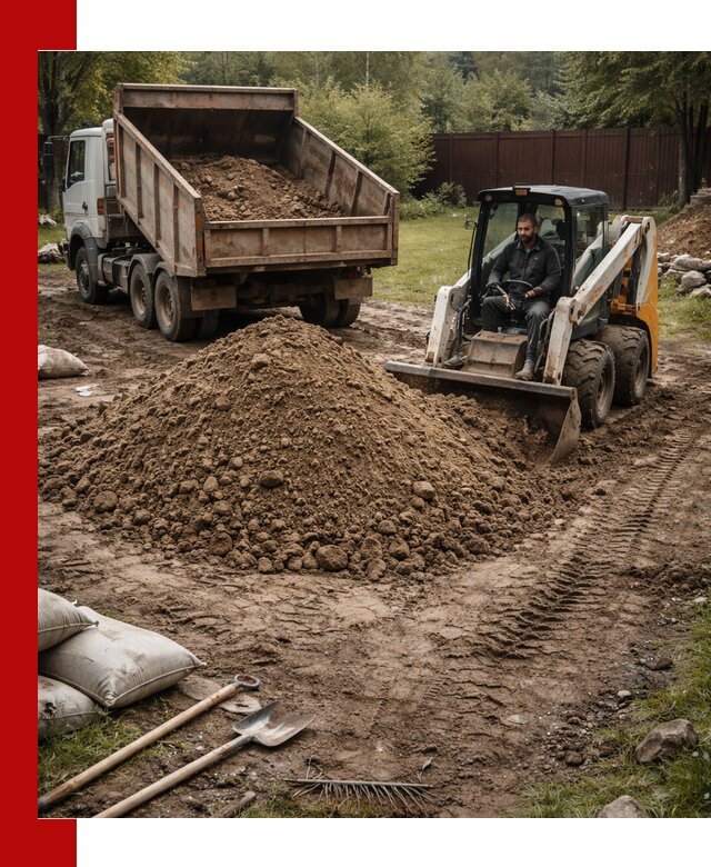 Суглинок для планировки участков в Нижнем Тагиле с доставкой и выгрузкой