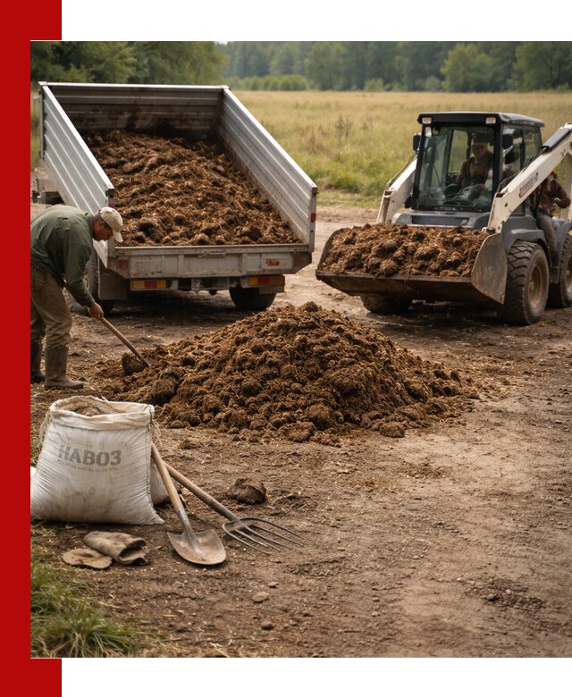 Доставка конского навоза в Нижнем Тагиле с разгрузкой и доставкой на объект