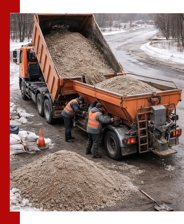Поставка и вывоз пескосоля в Нижнем Тагиле оптом и в розницу