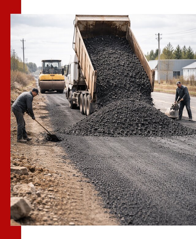 Асфальтовая крошка для дорог в Нижнем Тагиле — поставка и доставка