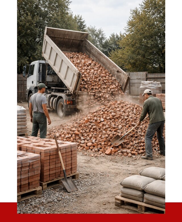 Бой кирпича в Нижнем Тагиле с доставкой от 4372 руб/куб | ПРОНЕРУДНжн