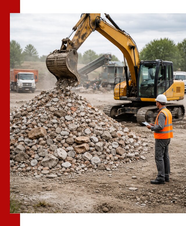 Доставка и вывоз строительного боя в Нижнем Тагиле