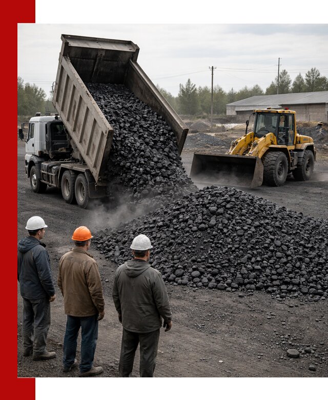 Доставка угля антрацита в Нижнем Тагиле с самосвалами и погрузкой