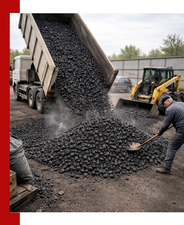 Доставка угля орех в Нижнем Тагиле оптом и в розницу