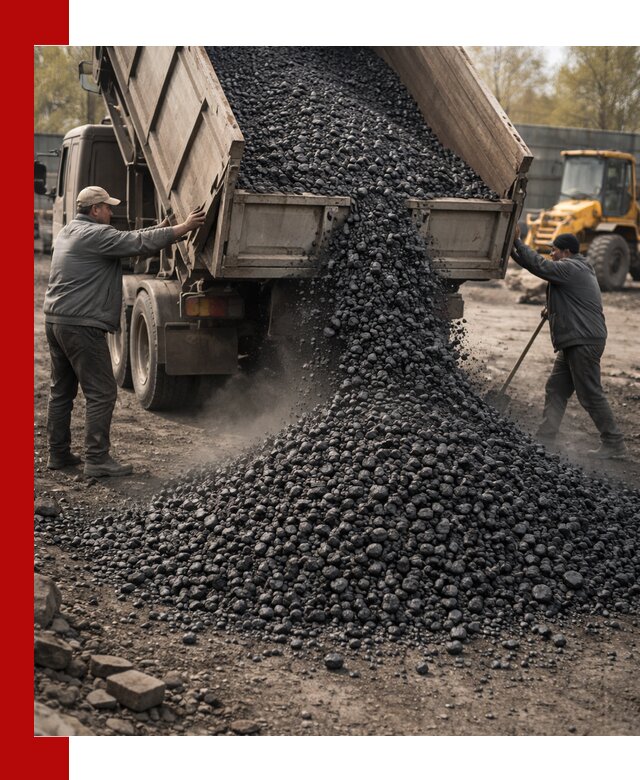 Доставка угля семечка самосвалами в Нижнем Тагиле