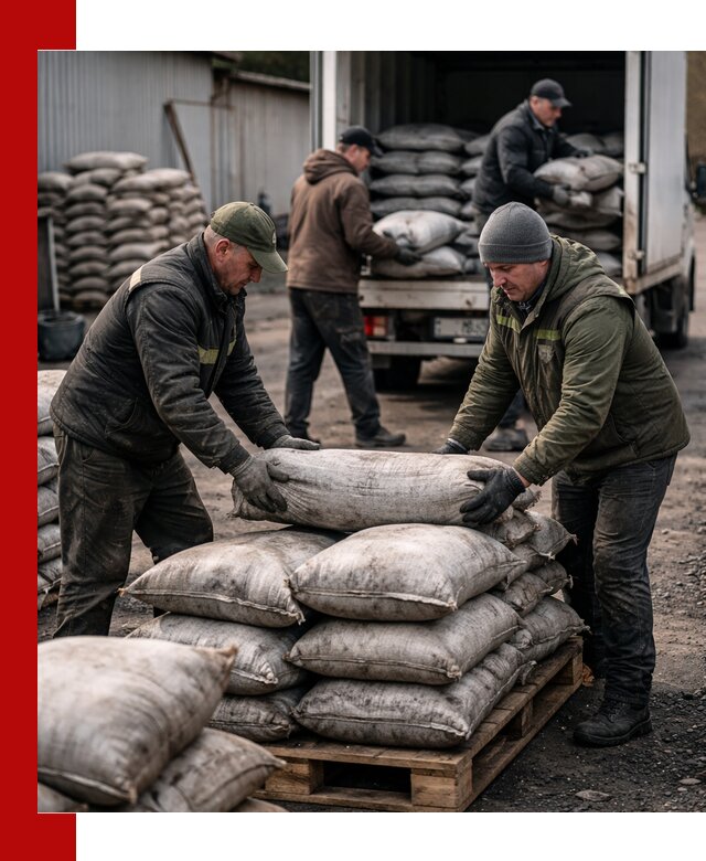 Доставка угля в мешках по выгодным ценам в Нижнем Тагиле