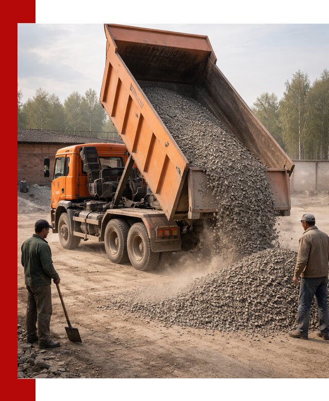 Доставка самосвалом 20 м3 в Нижнем Тагиле быстро и надежно