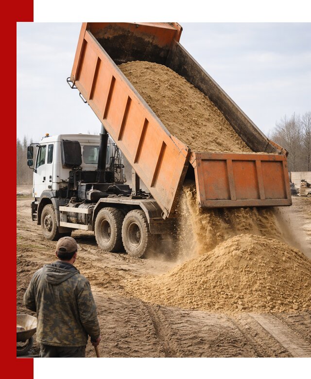 Аренда самосвала 20 тонн для перевозки грузов в Нижнем Тагиле